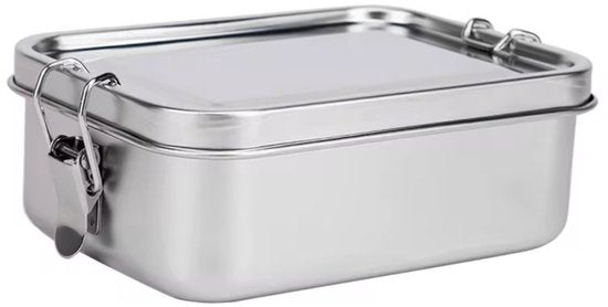 Lunchbox - RVS Broodtrommel - Bentobox - Lek & BPA-vrij - Meal prep - 1200 ML